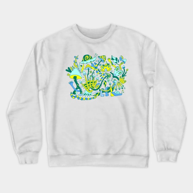 Bug Eyed Crewneck Sweatshirt by ShelbyWorks